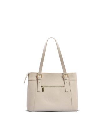 Vonaju White Timeless Leather Bag